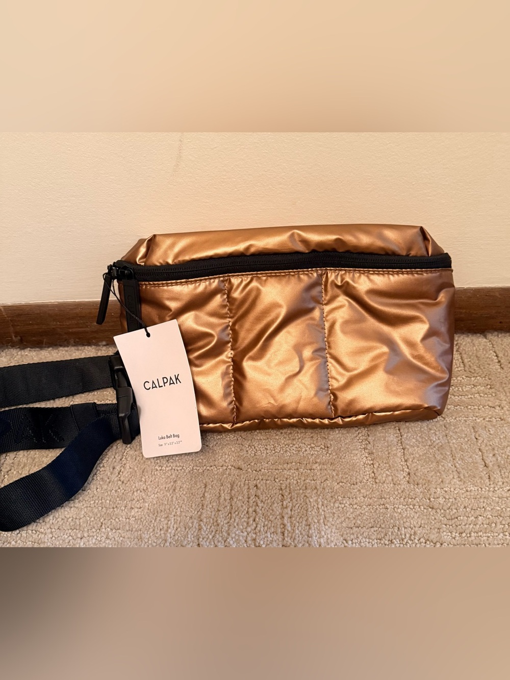Calpak Luka Belt Bag - Metallic Bronze
